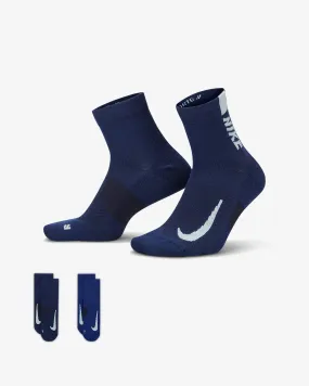 2 Pack Multiplier Ankle Running Socks