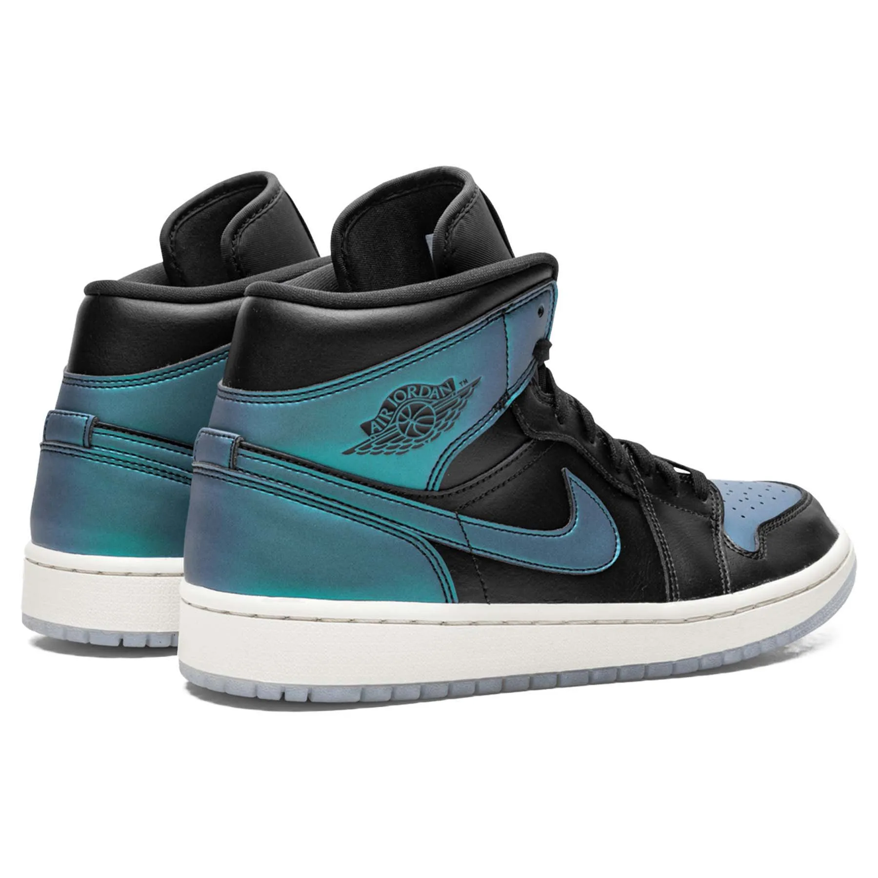 Air Jordan 1 Mid Wmns 'Metallic Turquoise'