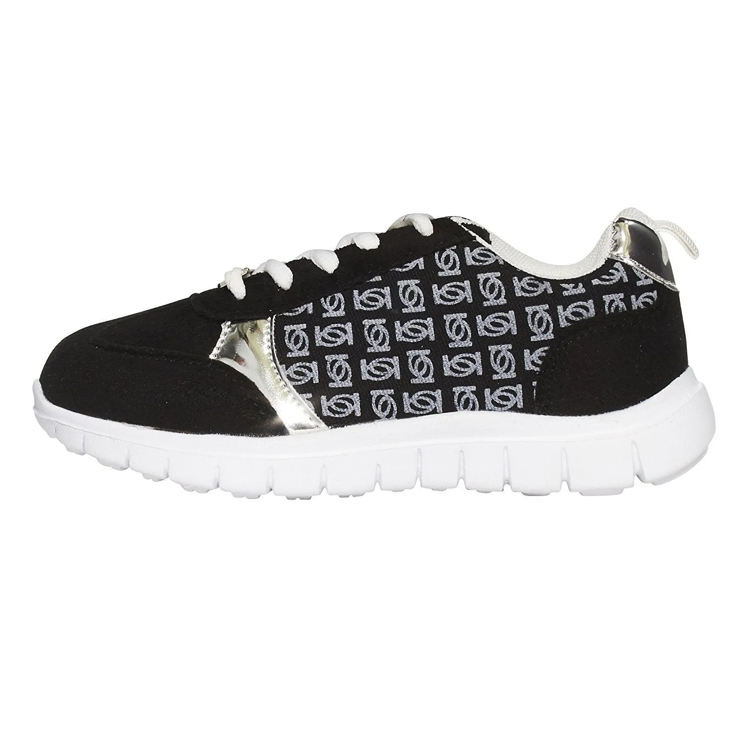 bebe Girls Big Kid Low Top Fashion Sneaker Shoes For Girls Light Weight Running Walking Casual Shoes Size