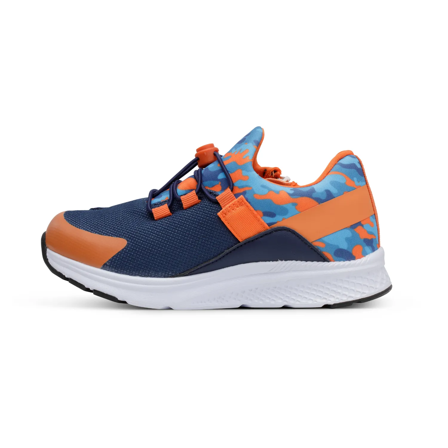 Boy's Marine Camo Lightweight Shoes with Rear Zipper Access
