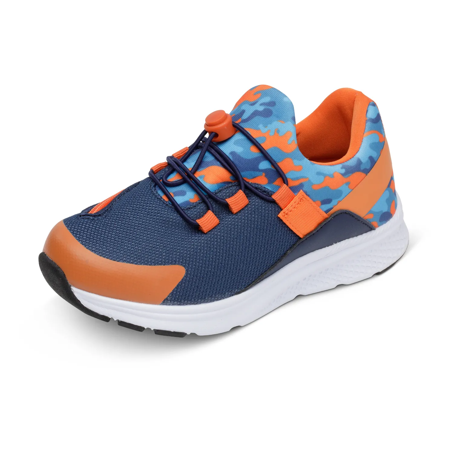 Boy's Marine Camo Lightweight Shoes with Rear Zipper Access