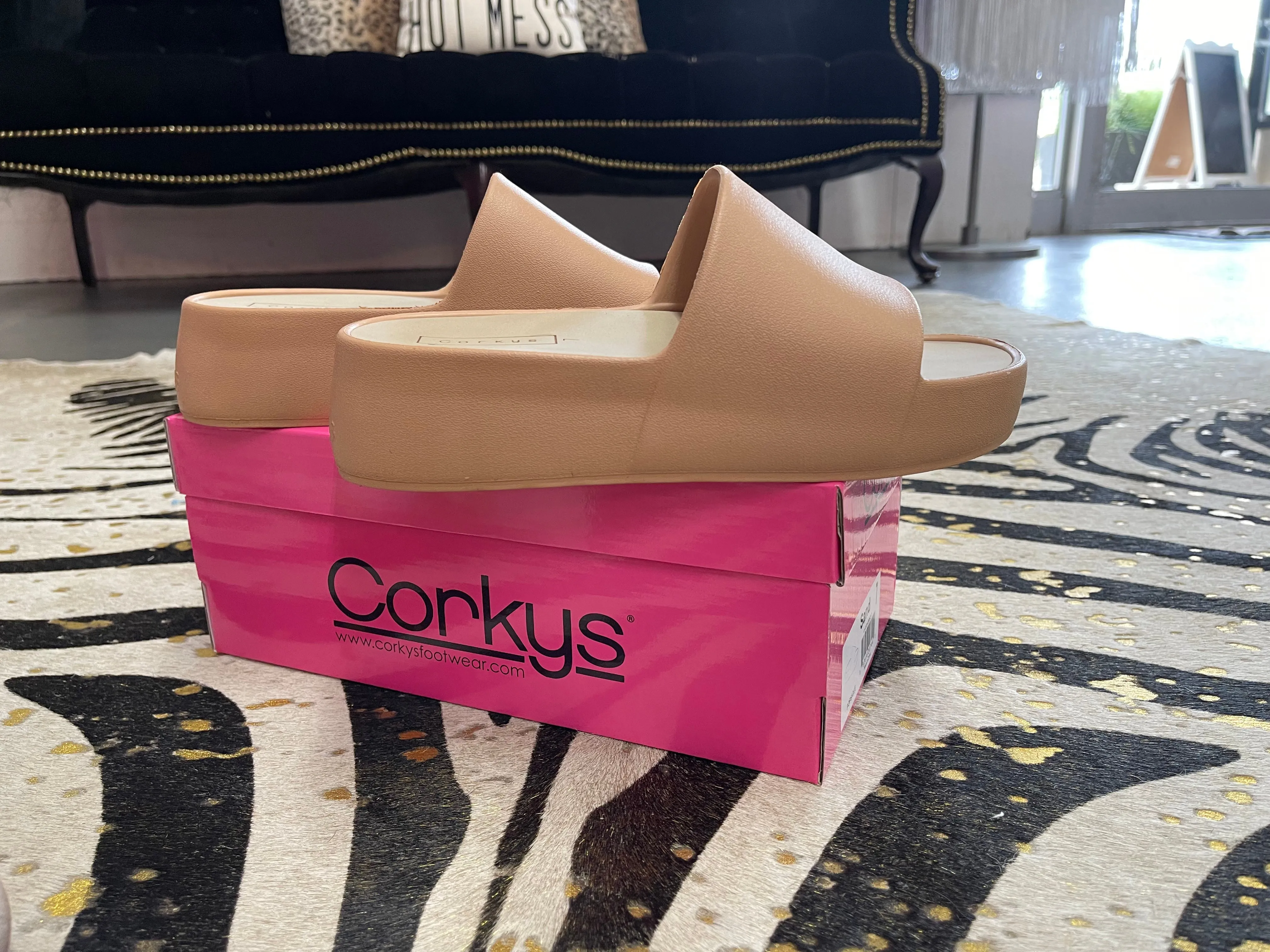 CORKY'S POPSICLE SLIP ON SANDAL - SAND