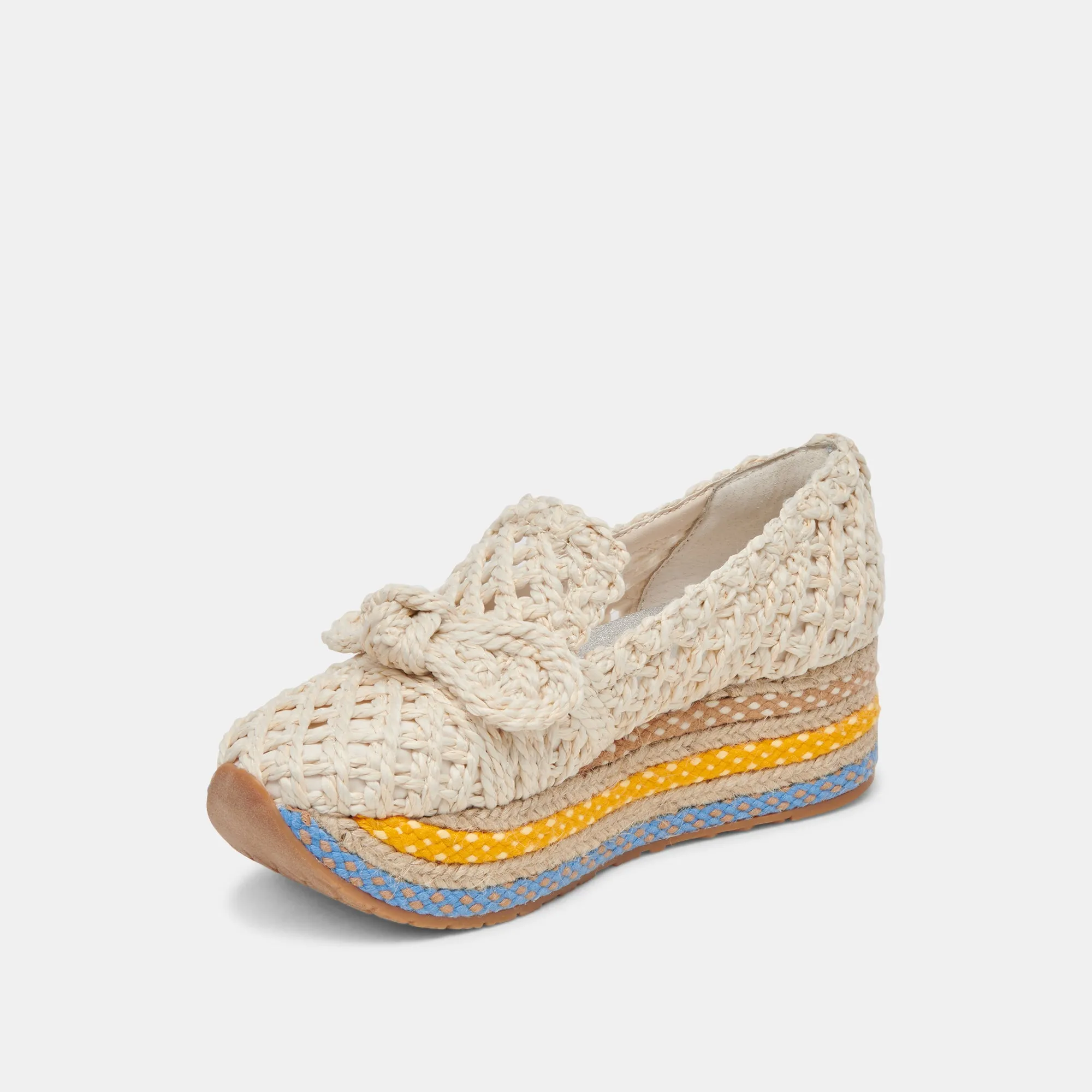 JAKA SNEAKERS CITRUS MULTI RAFFIA