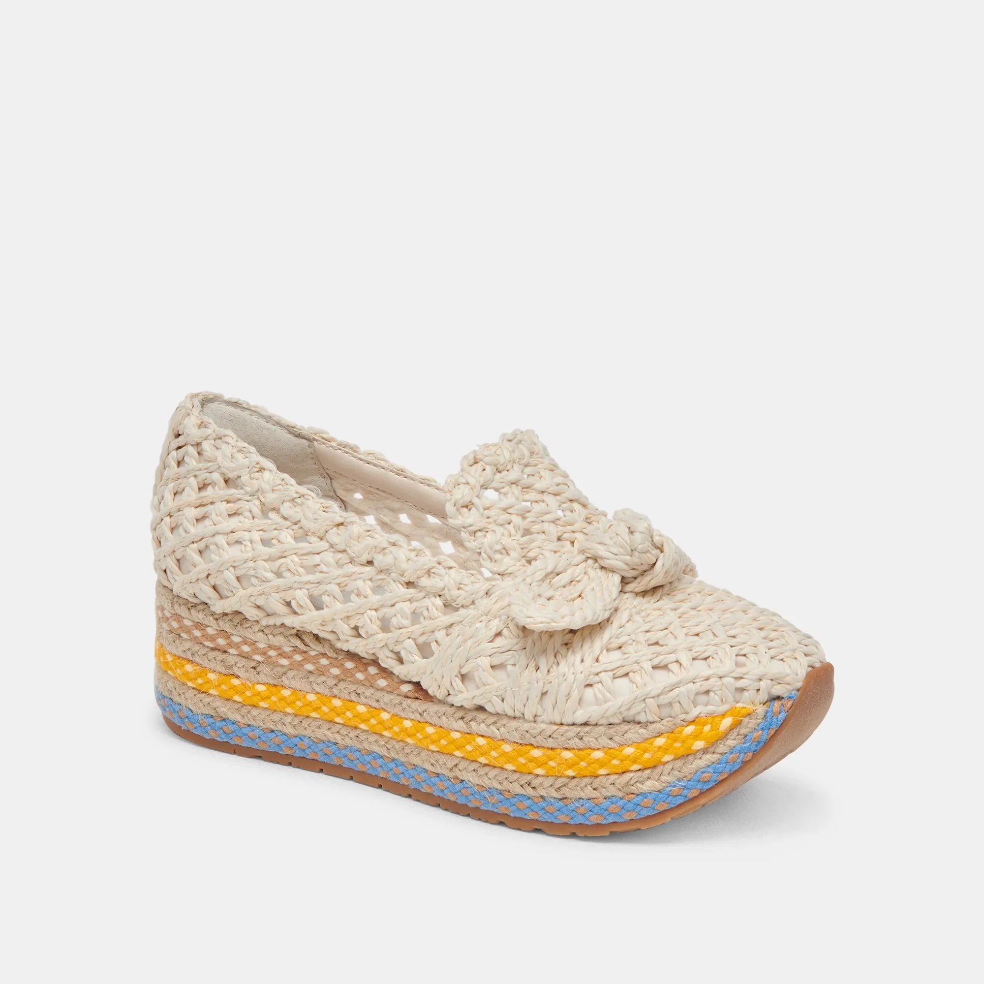 JAKA SNEAKERS CITRUS MULTI RAFFIA