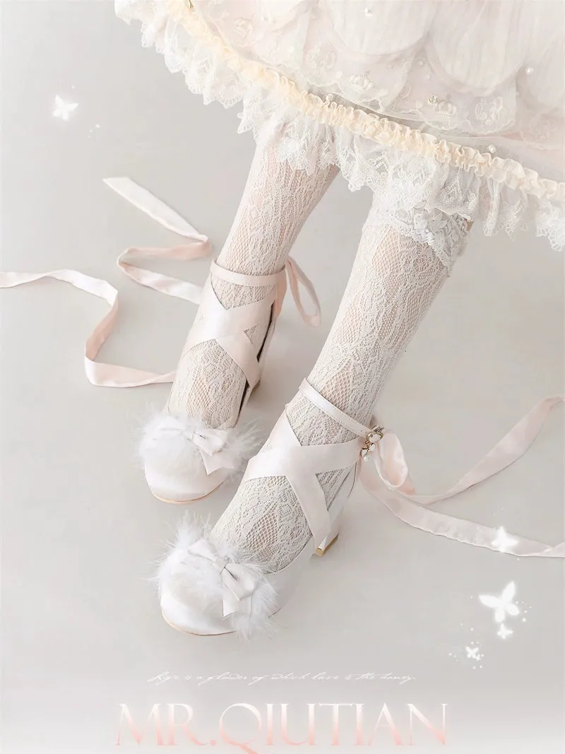 MR.Qiutian~Spring Velvet~Elegent Lolita Shoes JK Princess Shoes for Sring